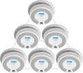 Wireless Interconnected Combination Smoke and Carbon Monoxide Detector with LCD Display, Pack of 6 P5738
