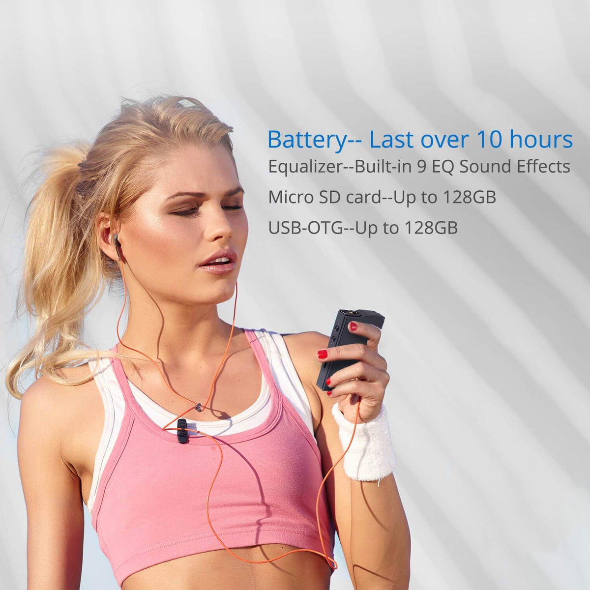 32GB HiFi MP3 Player with Bluetooth M678685