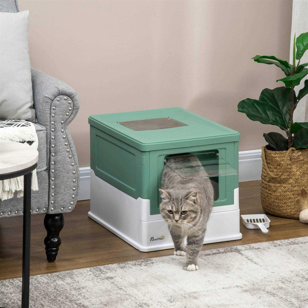 Fully Enclosed Cat Litter Box with Front Entry F962624