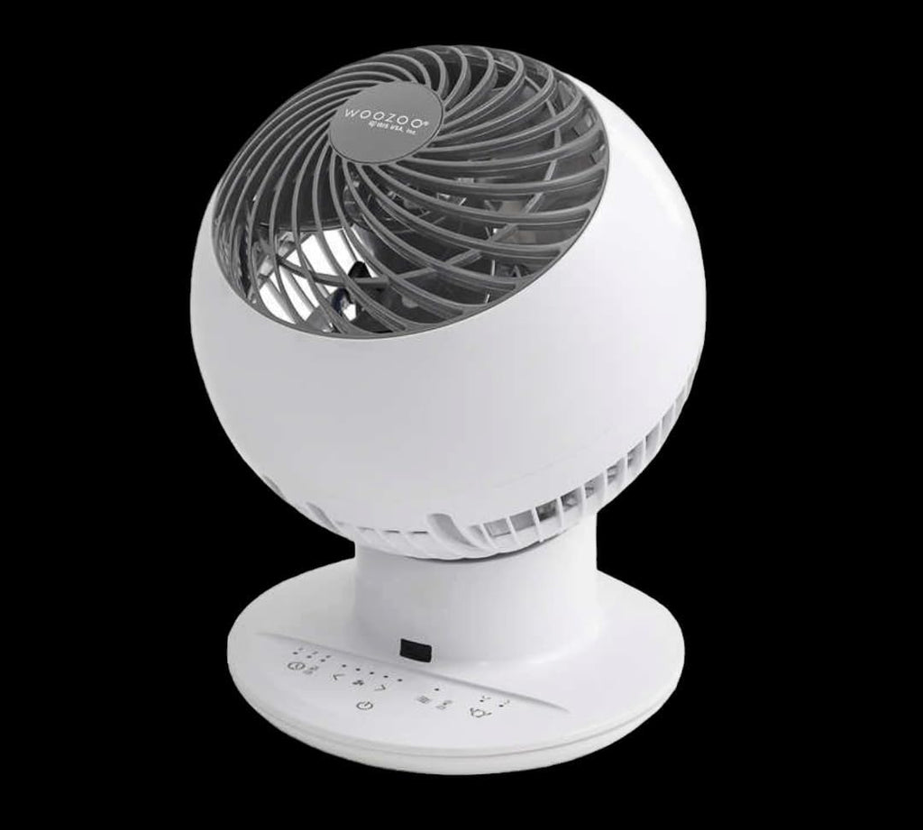 White 5-Speed Oscillating Fan S972