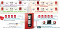 4-Loop Intelligent Addressable Fire Alarm System with 250-Point Loop, 1,000 Point Capacity, NACs and Surface Mount Enclosure I813600