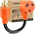 30 Amp to 30 Amp 3 Prong Pure Copper Heavy Duty Twist Lock Male Plug 10 Gauge Wire L5-30P to TT-30R B21260