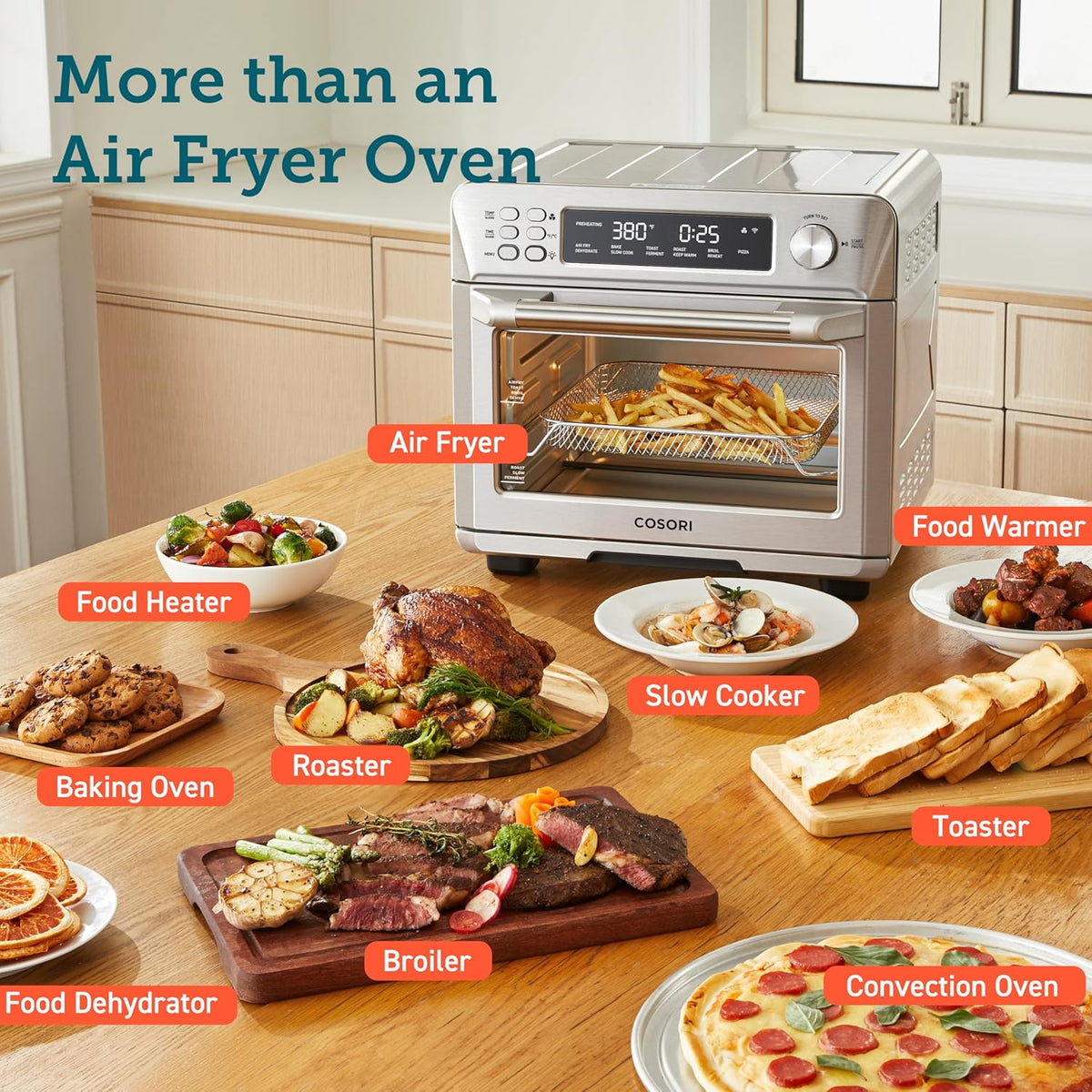 5-Qt Airfryer Toaster Oven Combo E9945