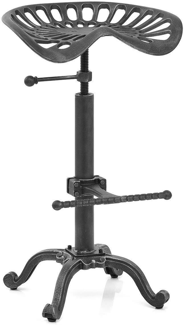Adjustable Cast Iron Bar Stool P417
