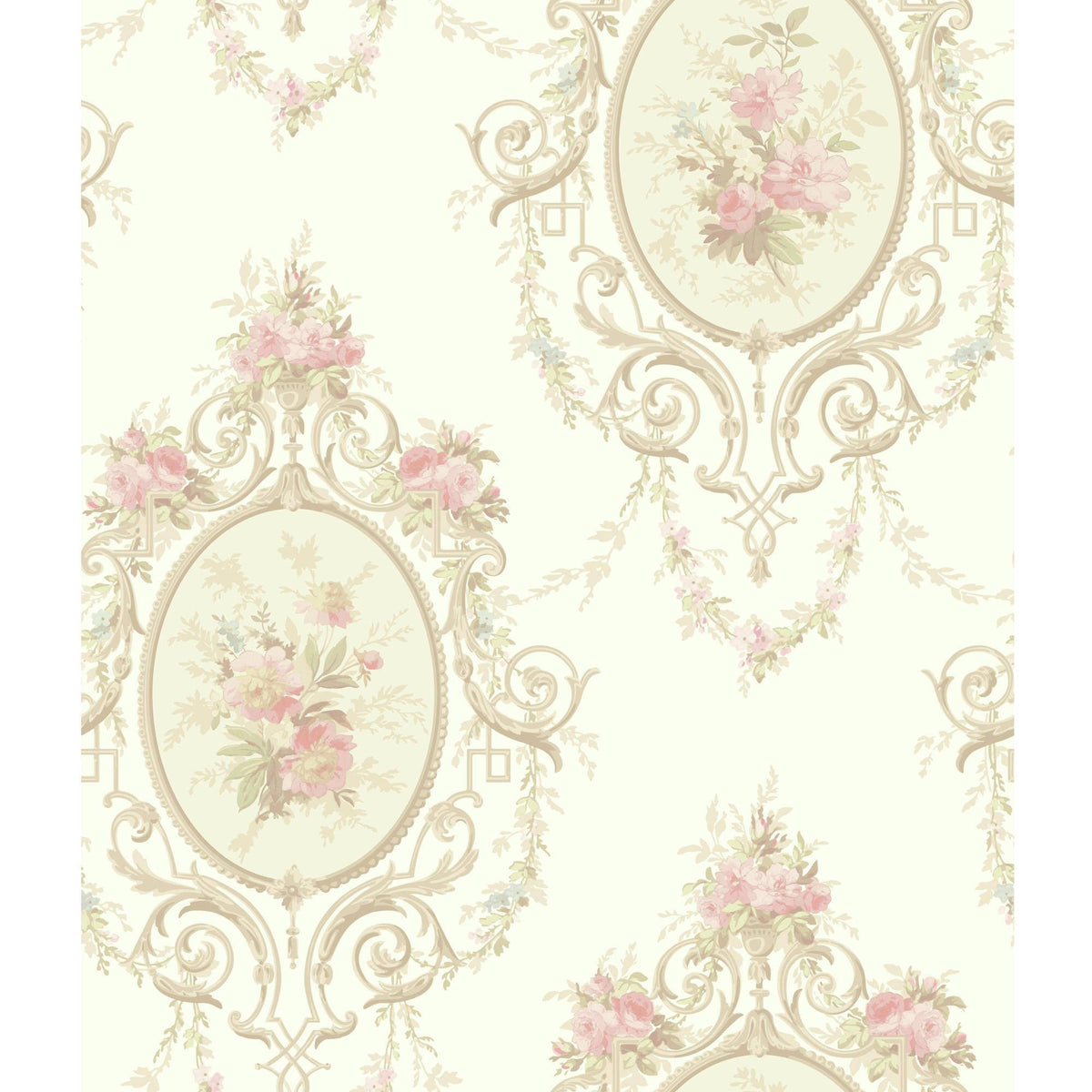 Neoclassic Cameo Wallpaper T66339
