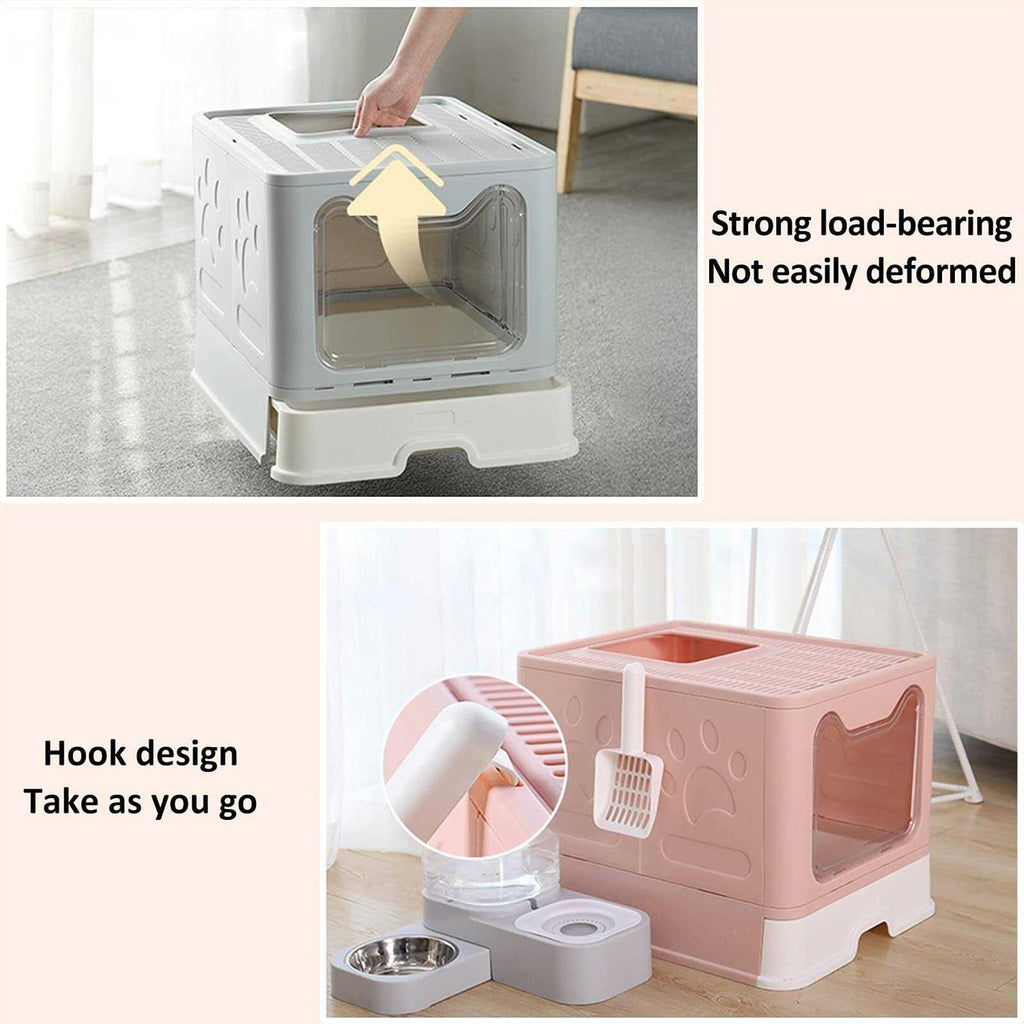Enclosed Cat Litter Box with Lid I79145