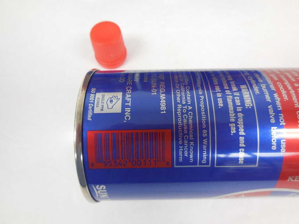 3 Pack Butane Refill Fuel Gas Can Cartridge 8oz T684