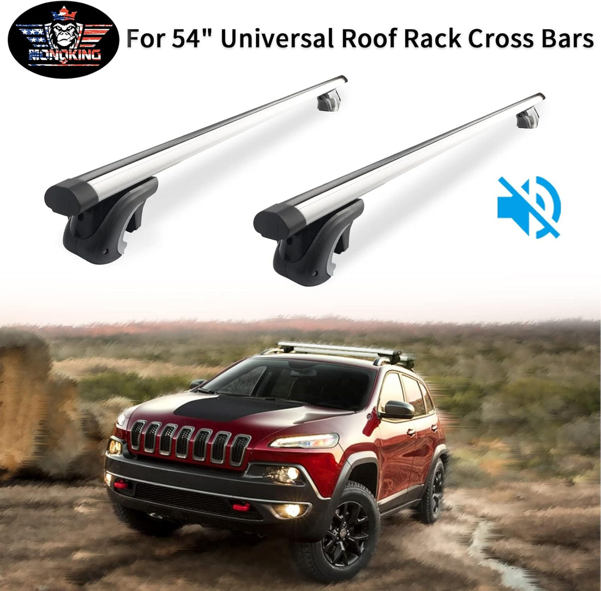 54'' Cross Bars Roof Racks Pack of 2 W6189
