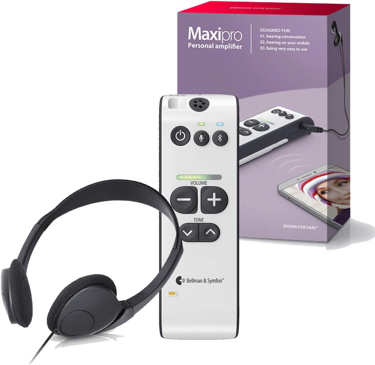 Personal Sound Amplifier with Headphones Y7707
