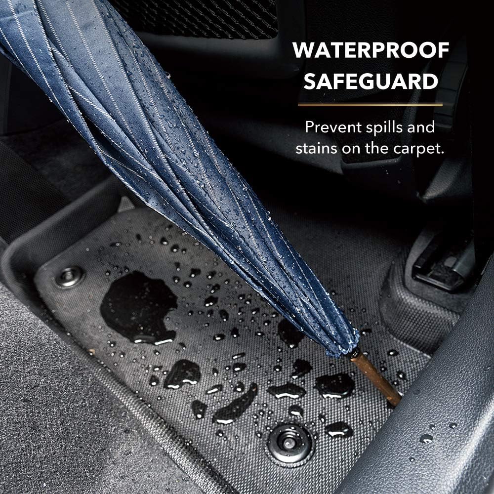 All-Weather Floor Mats 1st 2nd & 3rd Row Black G98013