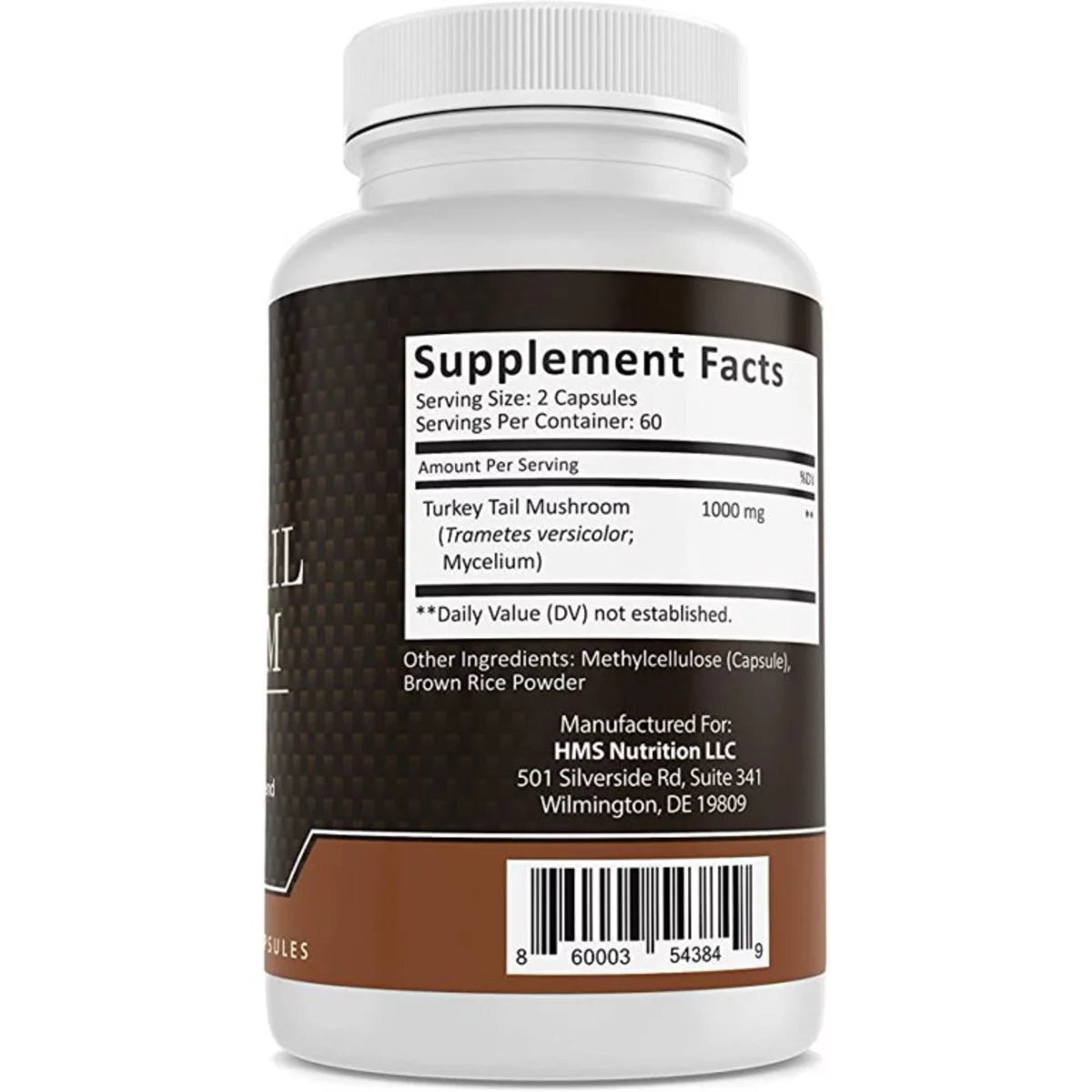 Turkey Tail Mushroom 120 Capsules 1000mg O87680
