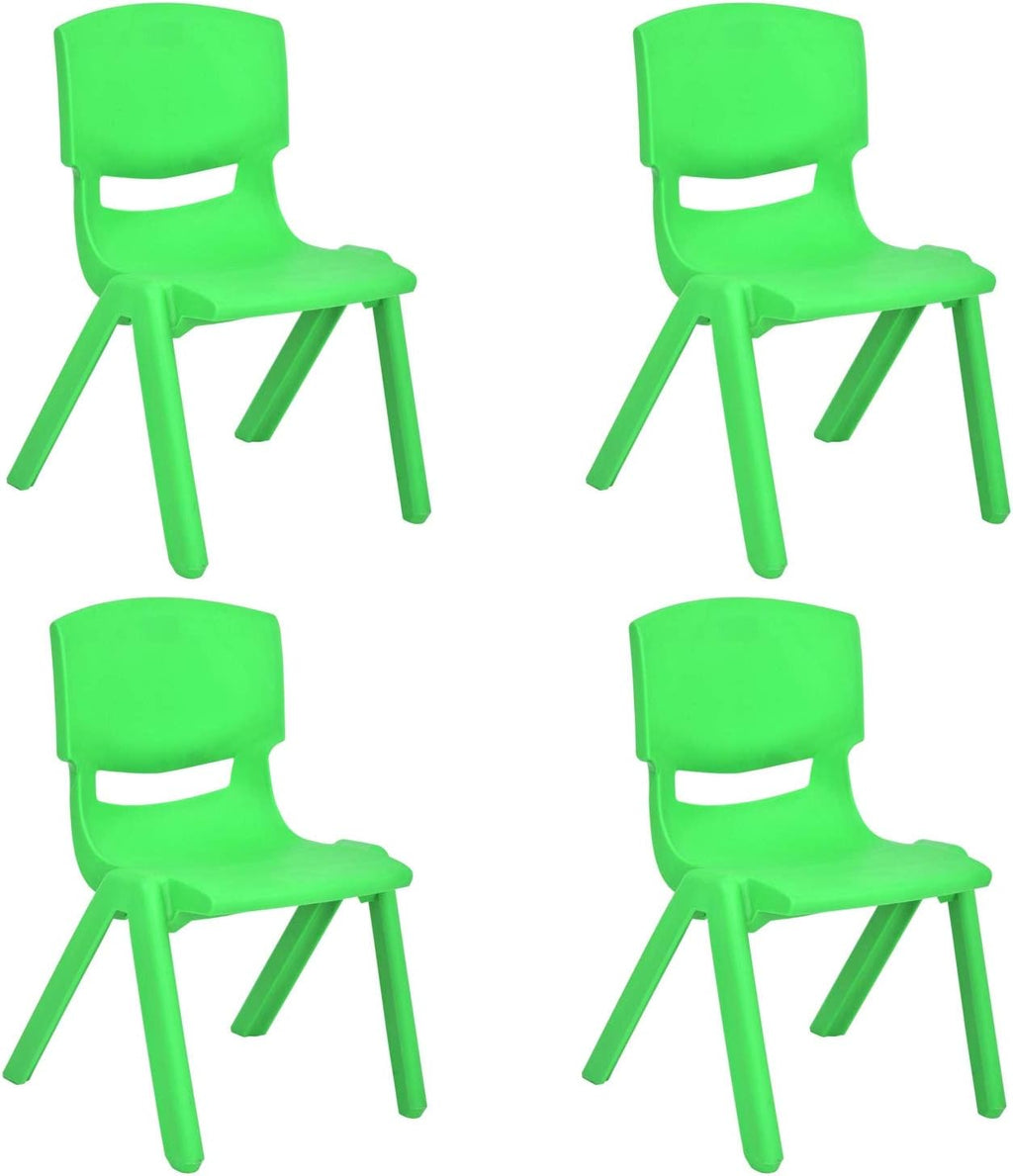 Stackable Plastic Kids Learning Chairs, 20.8x12.5 Inches, 2 Pack V560598