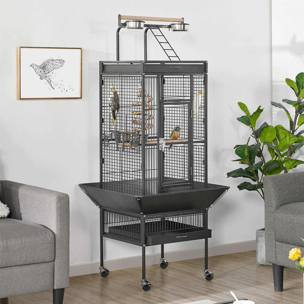 61-in Rolling Parrot Cage D62489
