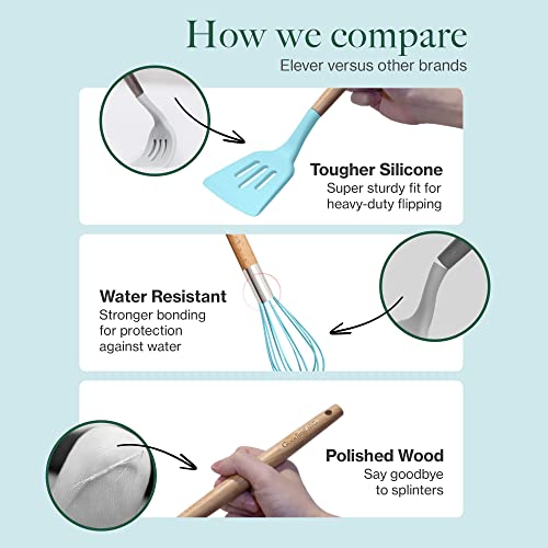 20pcs Silicone Kitchen Utensils Set Nonstick Heat Resistant Q59968
