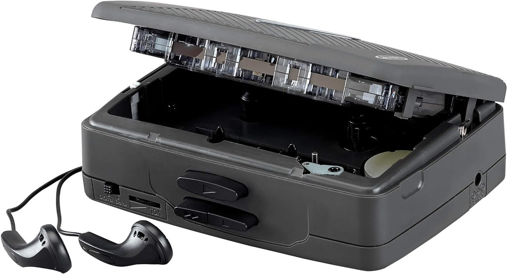 Portable Cassette Player with AM/FM Radio J68094