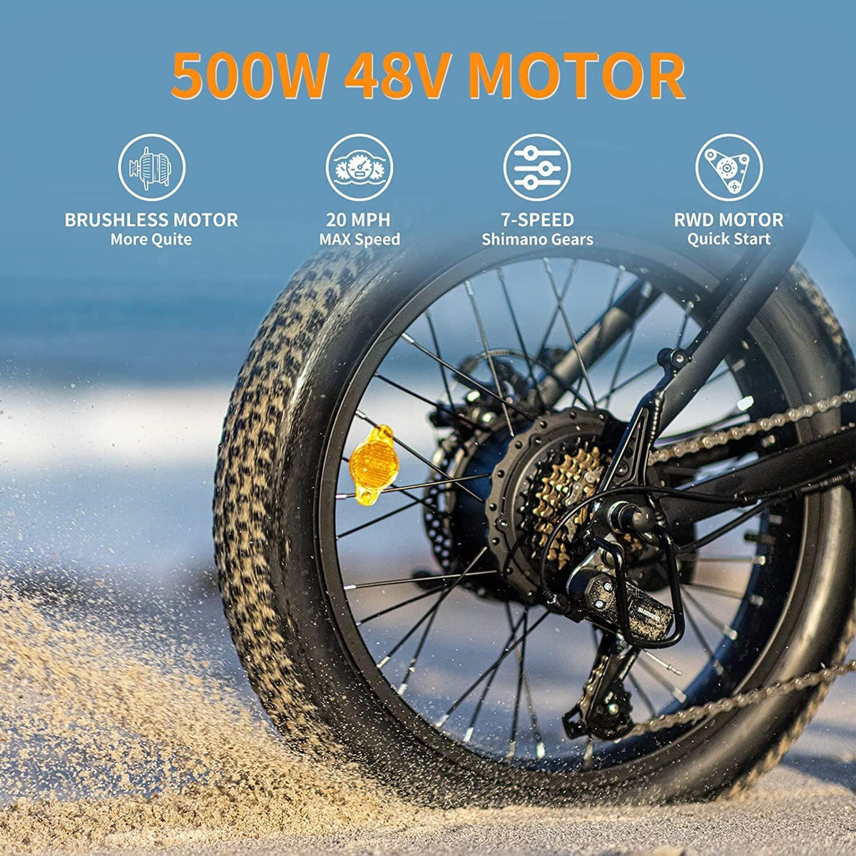 20" Fat Tire Folding Electric Bike A2634