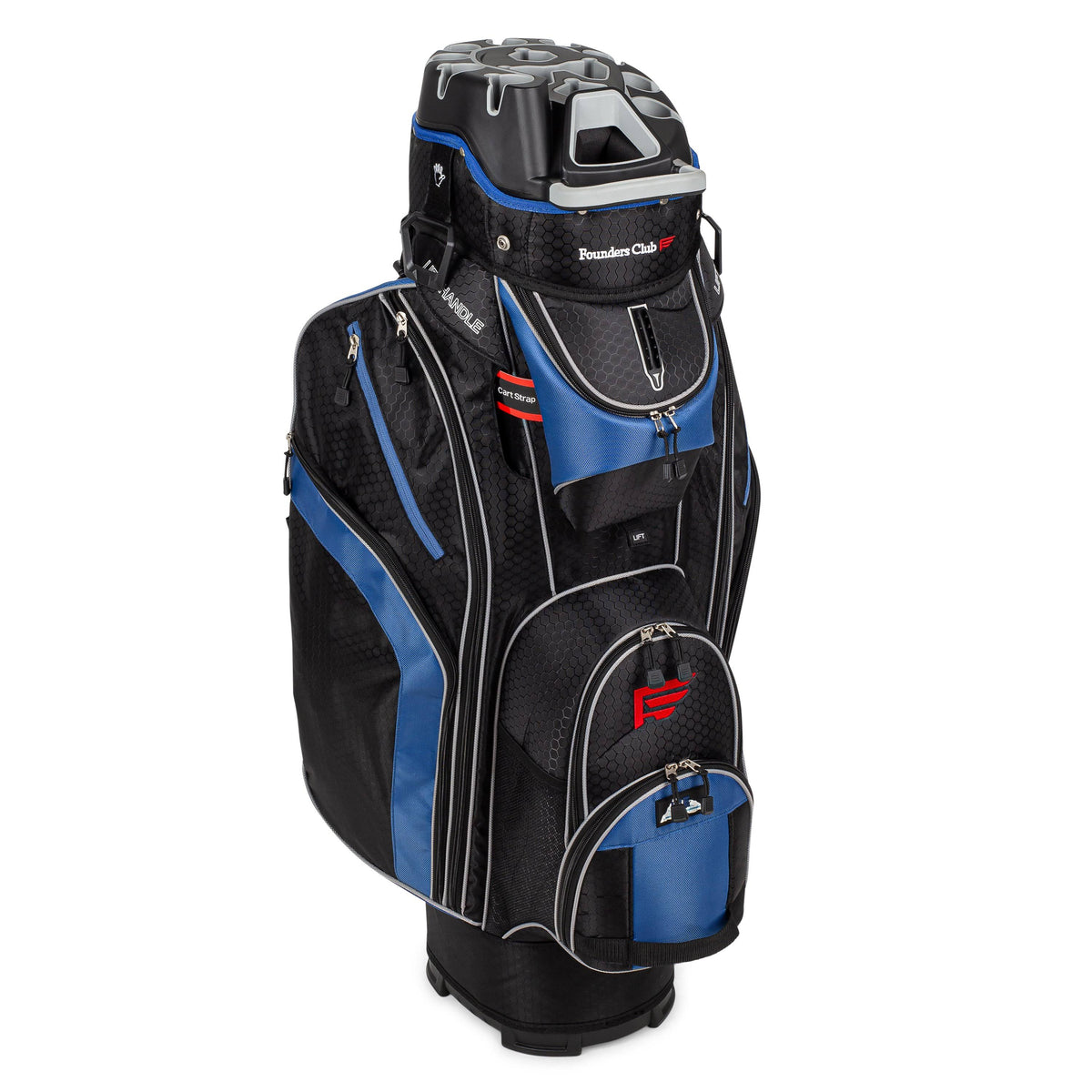 Blue 14 Way Cart Bag J795
