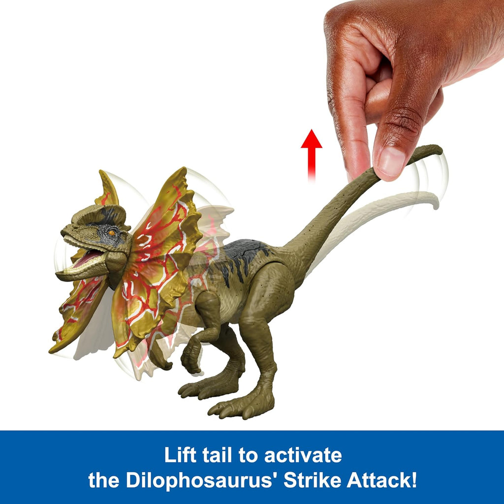 Dilophosaurus Dinosaur Action Figure with Movable Joints R96928