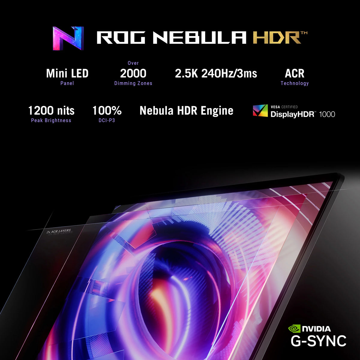 18in 240Hz Mini LED WQXGA Gaming Laptop C2123