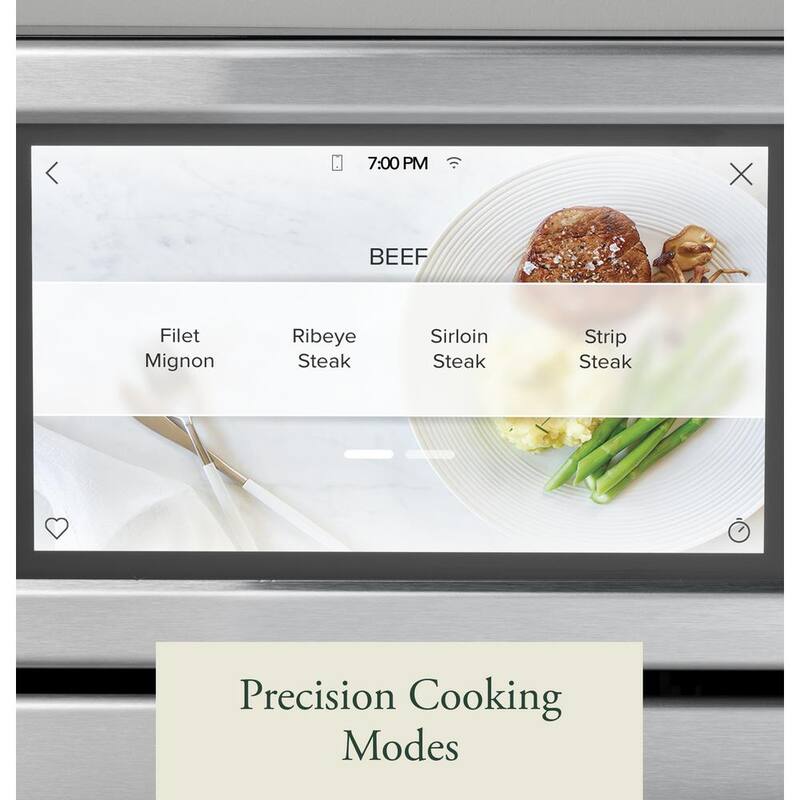 30 in. Smart Single Electric French-Door Wall Oven with Convection Self-Cleaning in Matte Black J3403
