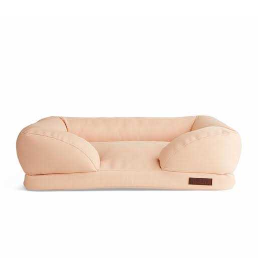 Recycled Fabric Pink Dog Bed U9884