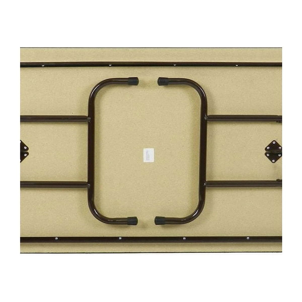 Adjustable Height Folding Table in Medium Oak O60386