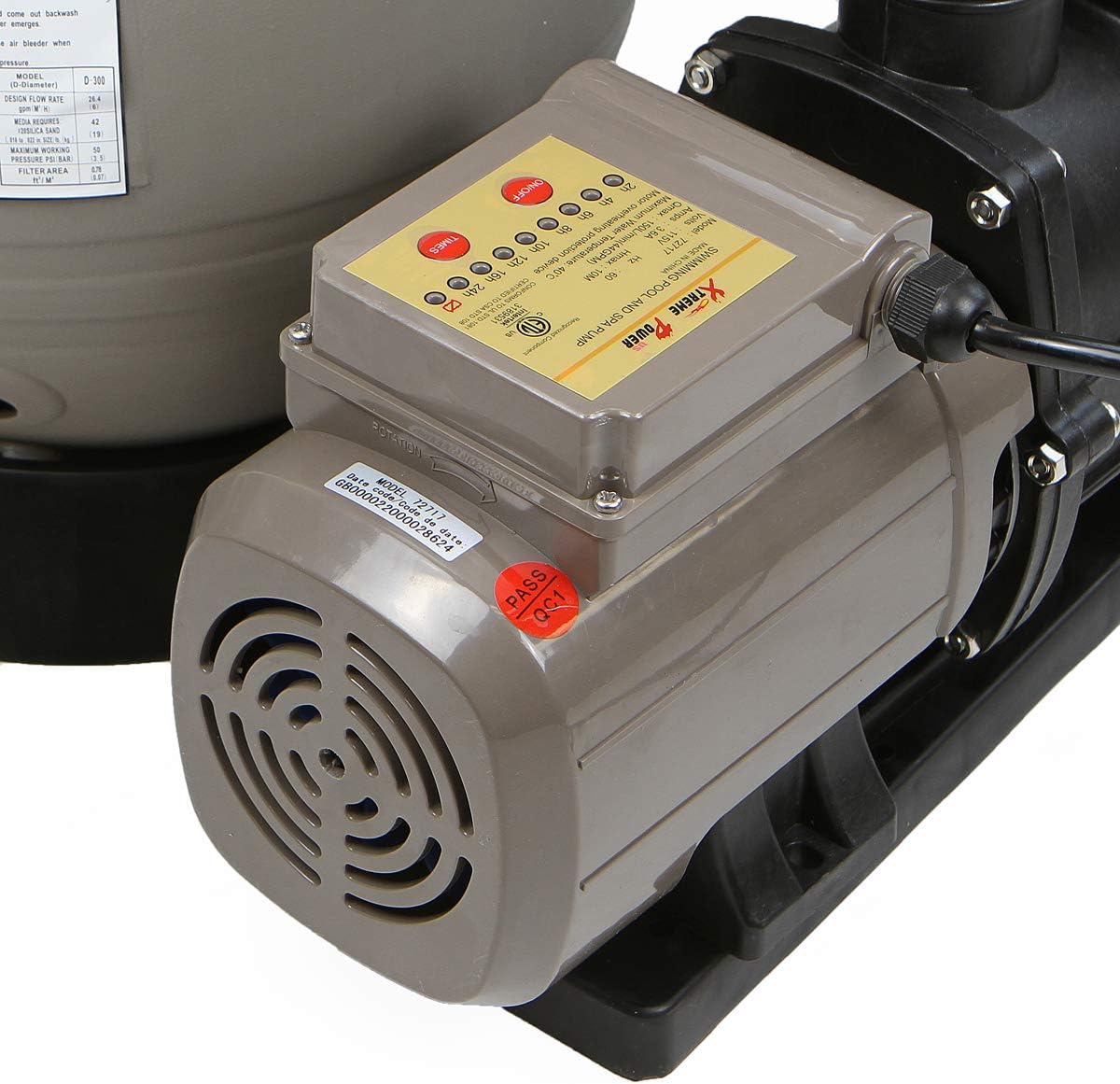 13" Sand Filter Above Ground Swimming Pool Pump Set L7732