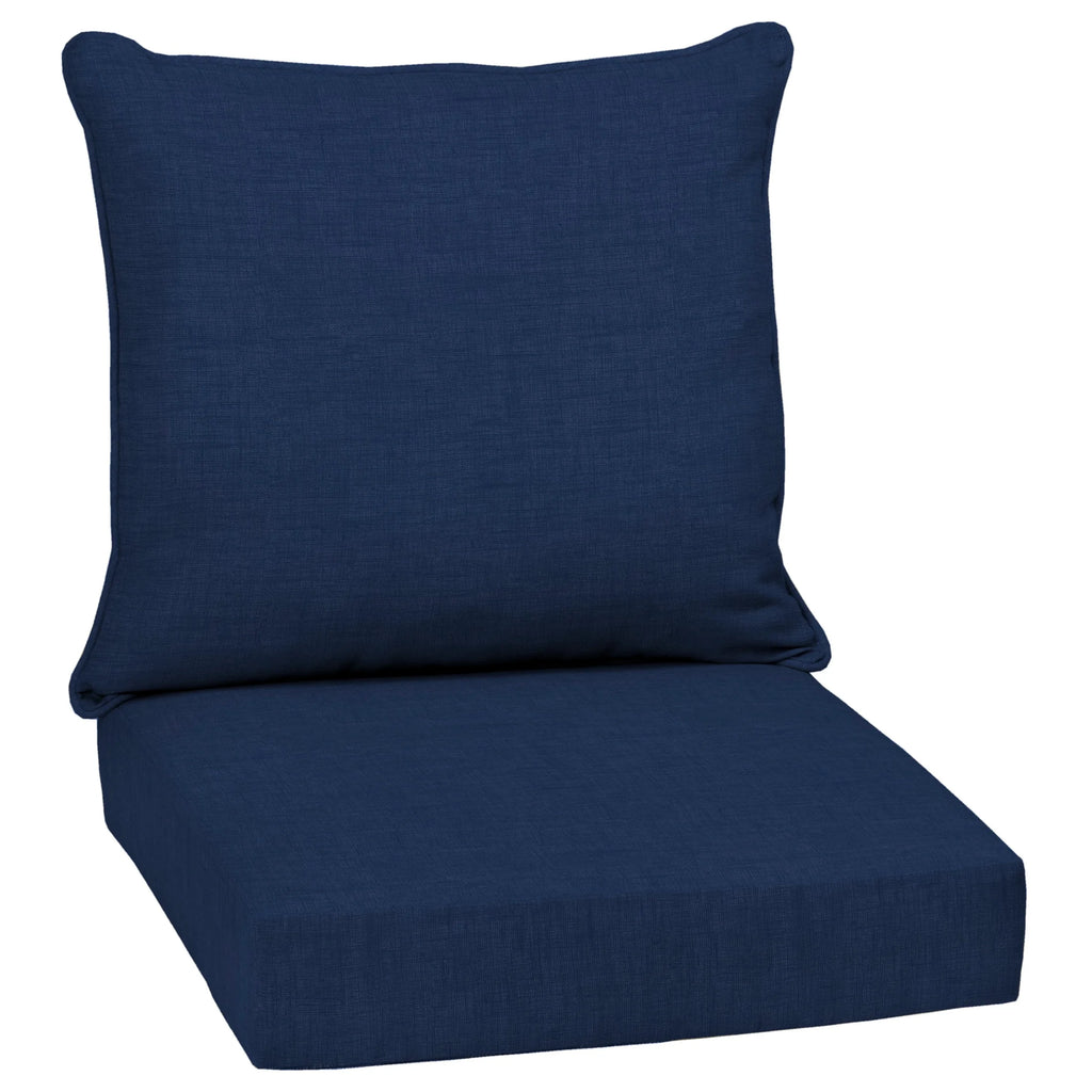 Rain-Proof Fade Resistant Sapphire Blue Deep Seat Cushion Set X887811