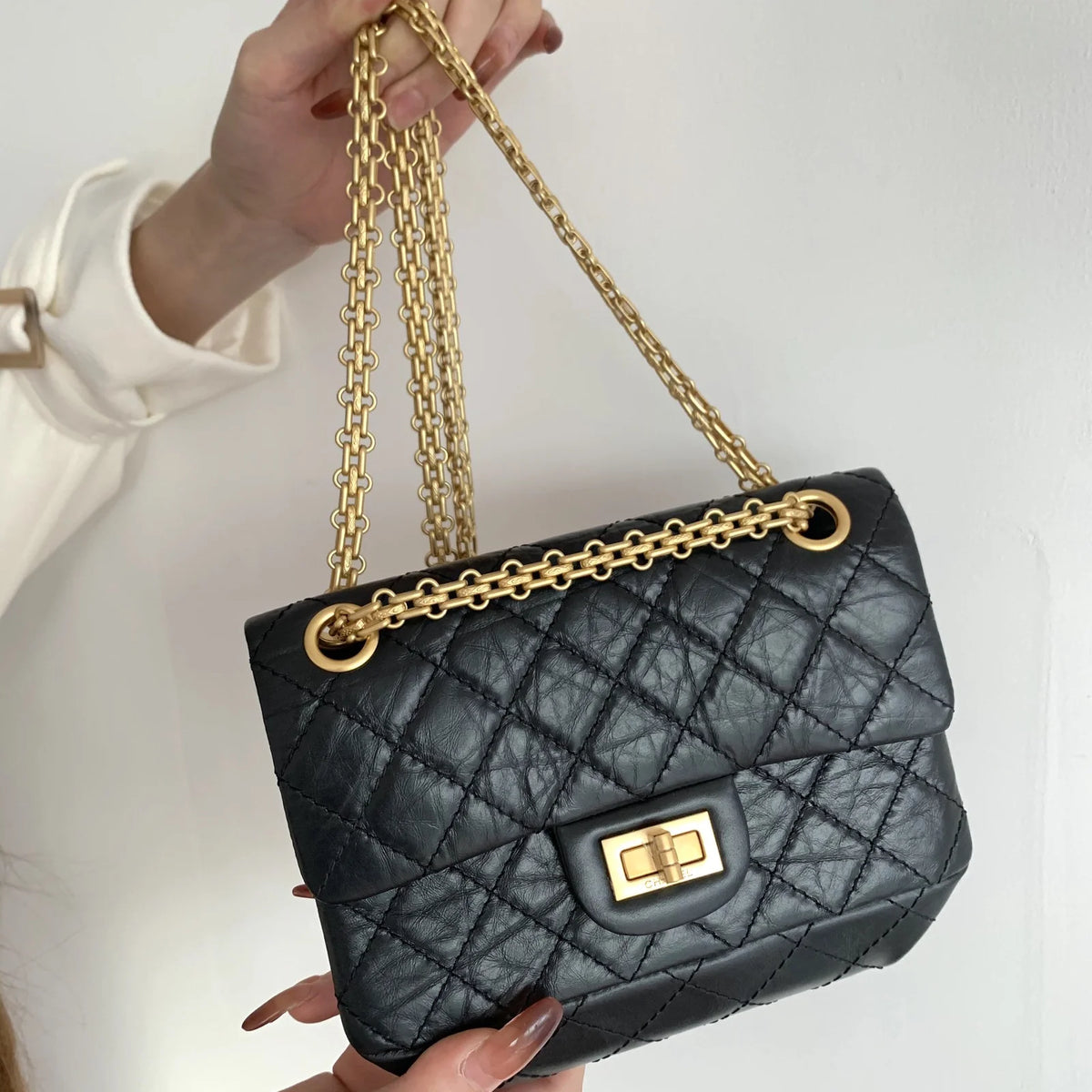 Black Mini 2.55 Handbag K428