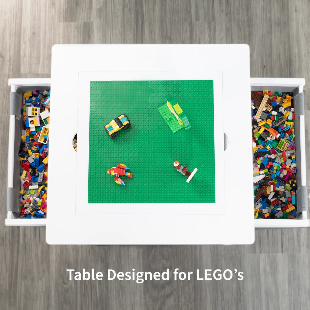Kids' Play Table with Storage Drawers S3899