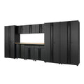 10-Piece Welded Steel Garage Storage System in Black N528042