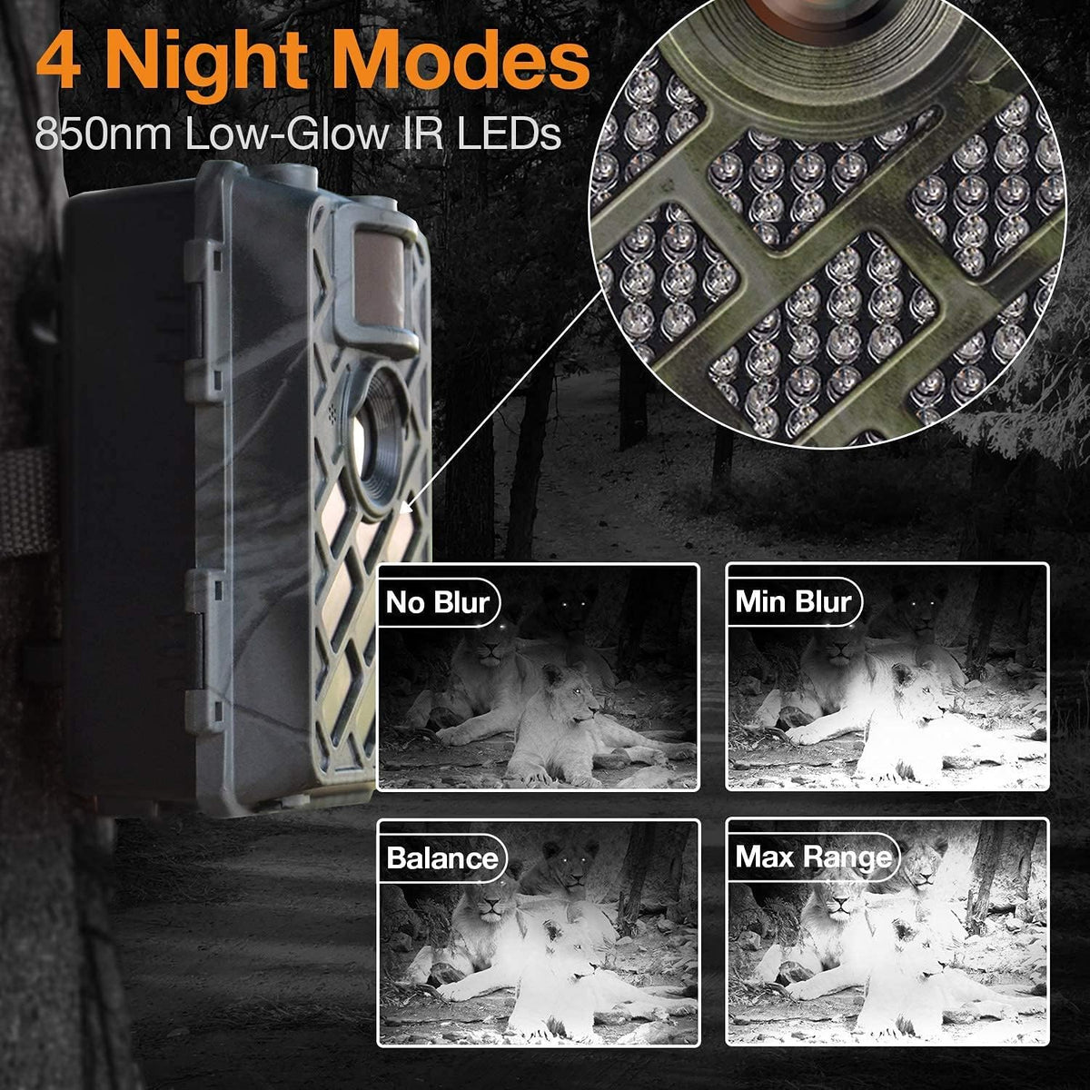 Trail Camera with Night Vision Waterproof IP66 J831