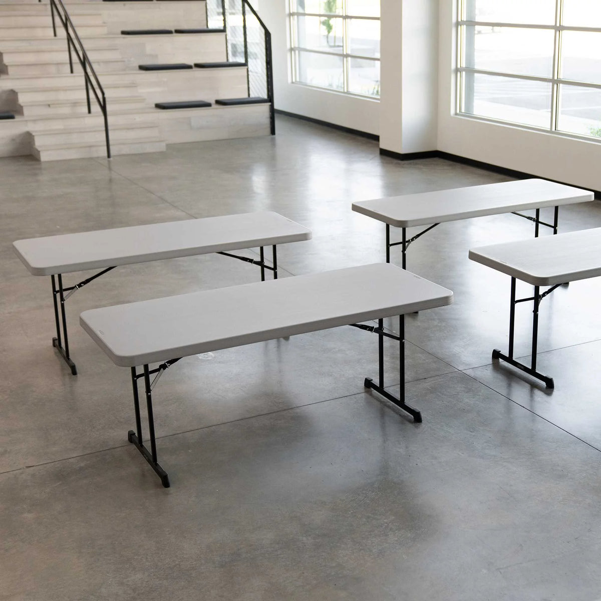 6 Foot Rectangle Folding Table Z7376