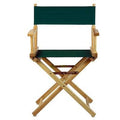 Folding Director Chair Hunter Green Natural O756