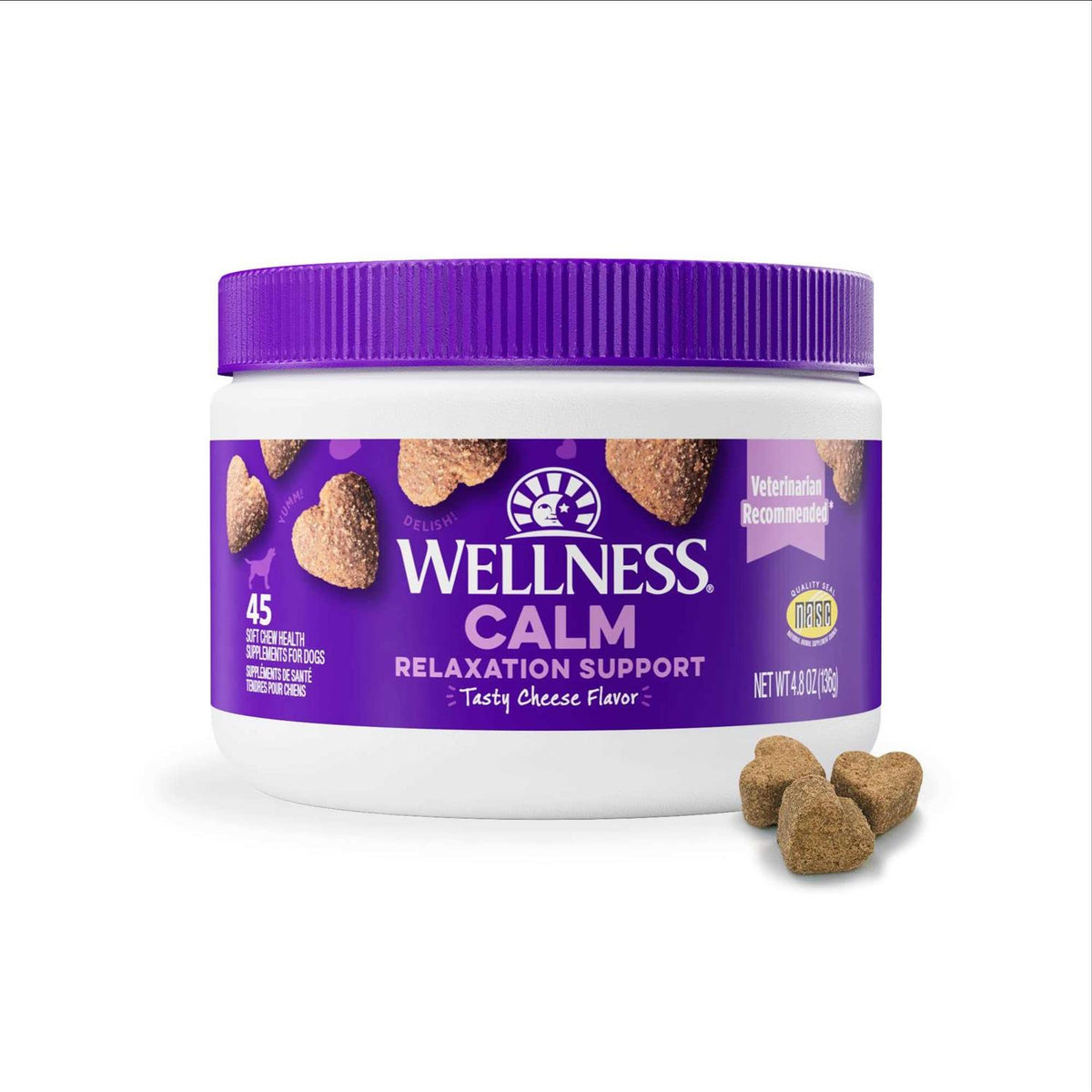 Cheese Flavored Soft Chews Calming Supplements for Dogs H907680