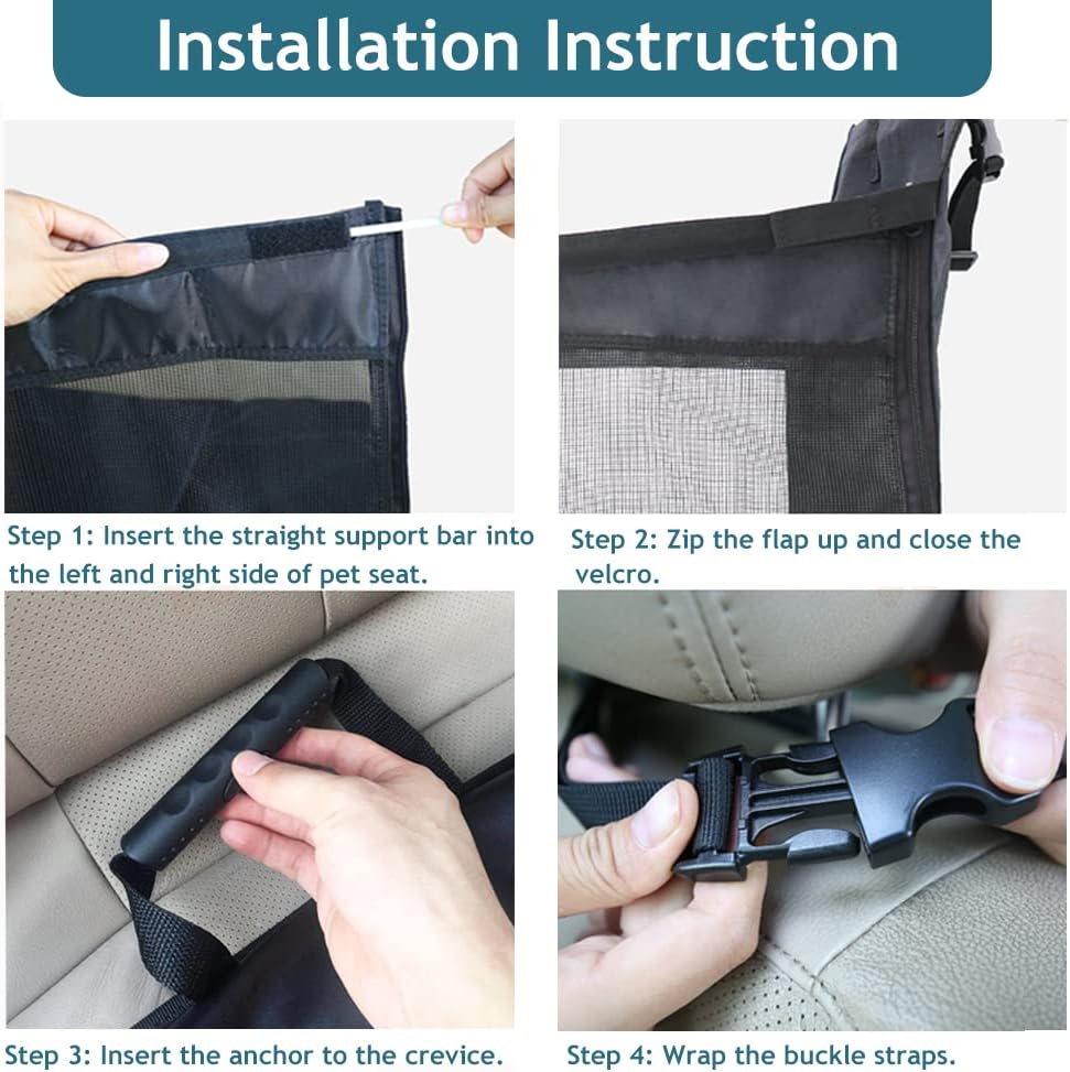 Dog Car Seat Extender for Cars, Trucks and SUVs C81189