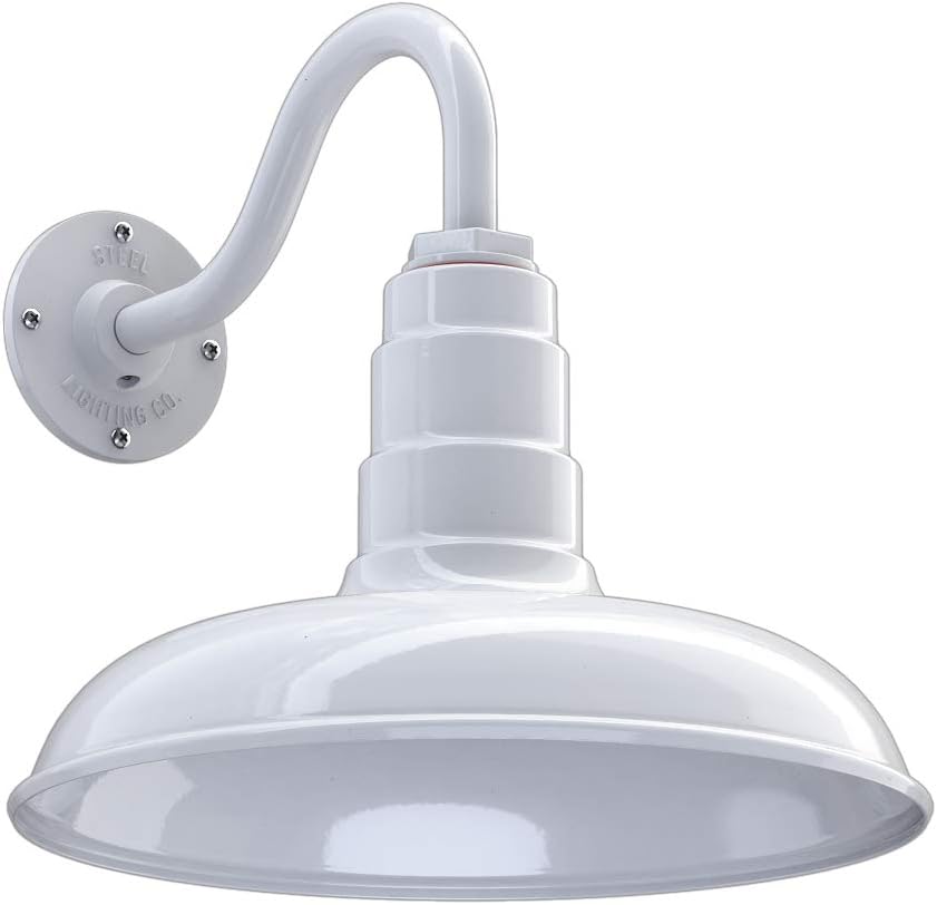 Gooseneck Barn Light (16 Gooseneck, Green) X495