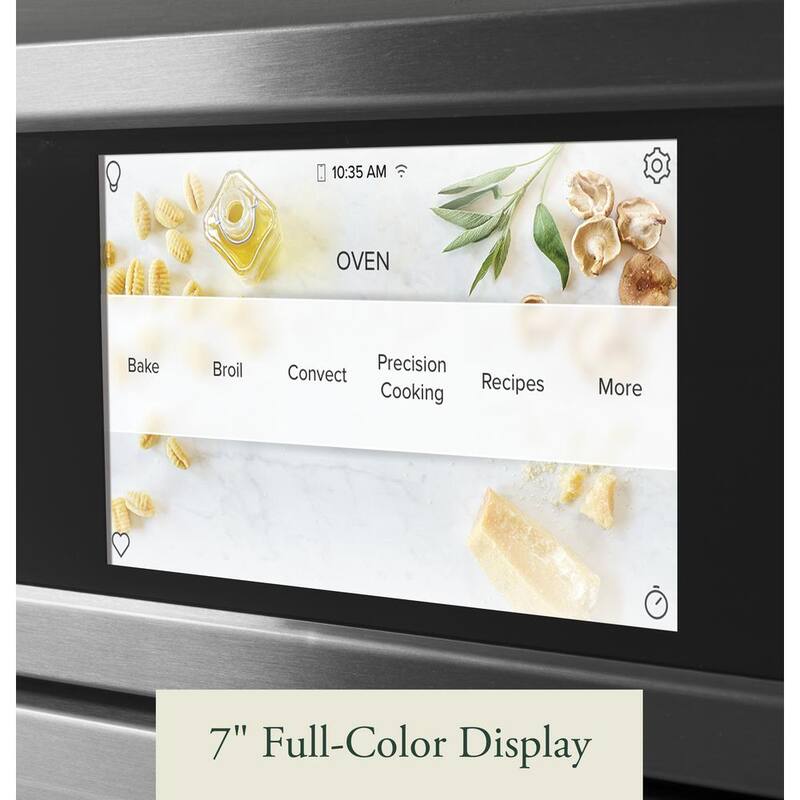 30 in. Smart Single Electric French-Door Wall Oven with Convection Self-Cleaning in Matte Black J3403