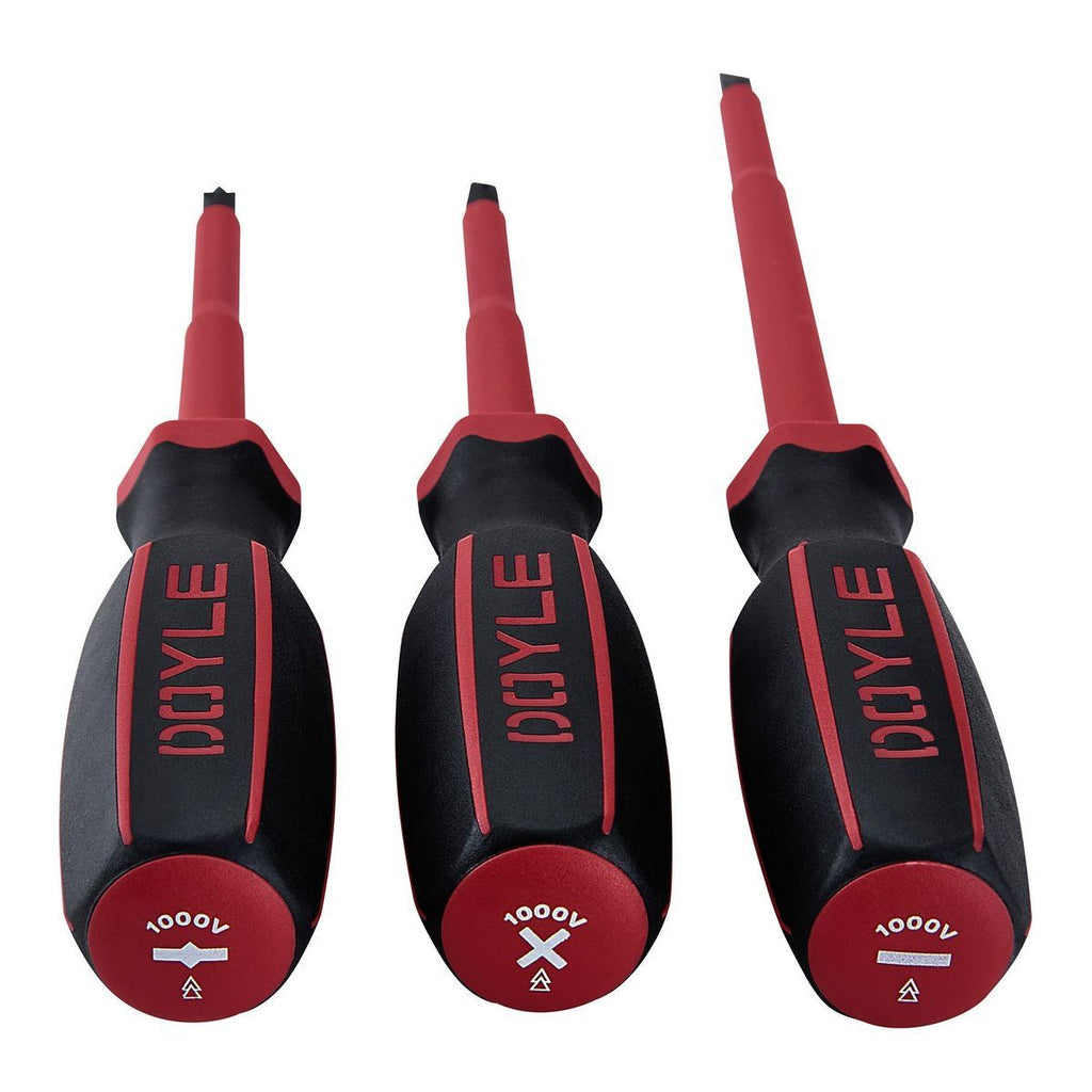 1000V Insulated Screwdrivers, 3-Piece U99948
