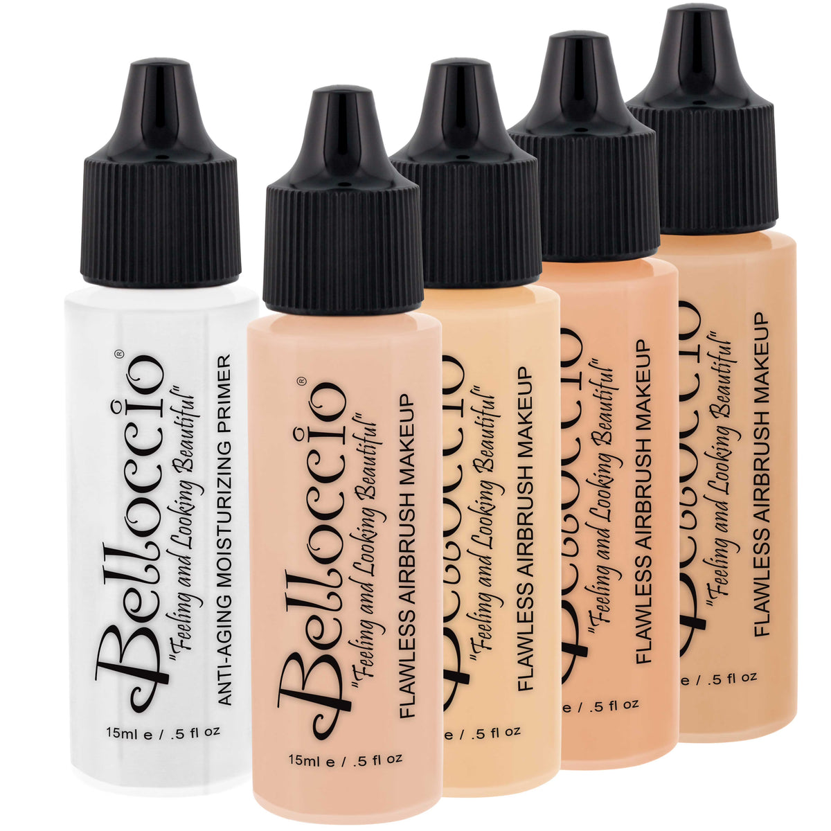 Airbrush Makeup Foundation Set Light Shade Face Cosmetic Kit X590
