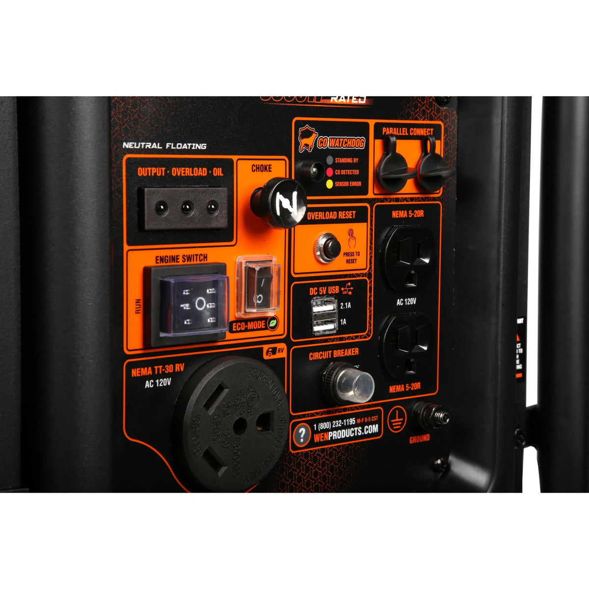 4000-Watt Dual Fuel Open Frame Inverter Generator Z828