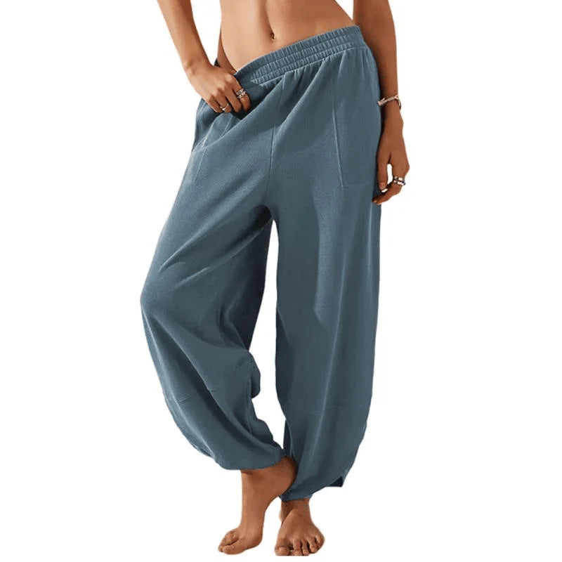 Loose Wide Leg Casual Pants Y504