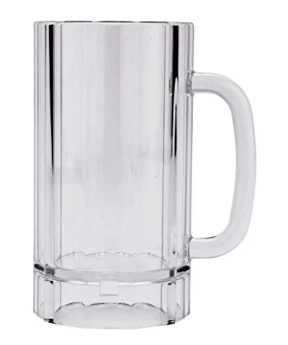 Shatter-Resistant Plastic Beer Mug Set of 4 S269