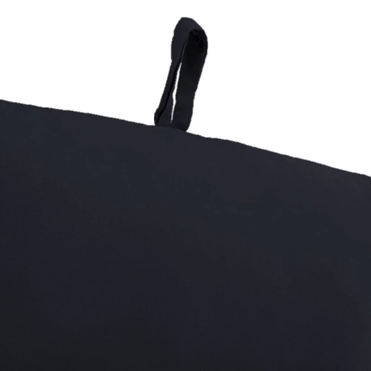 Navy Rectangular Outdoor Chair Cushion with Ties J8087