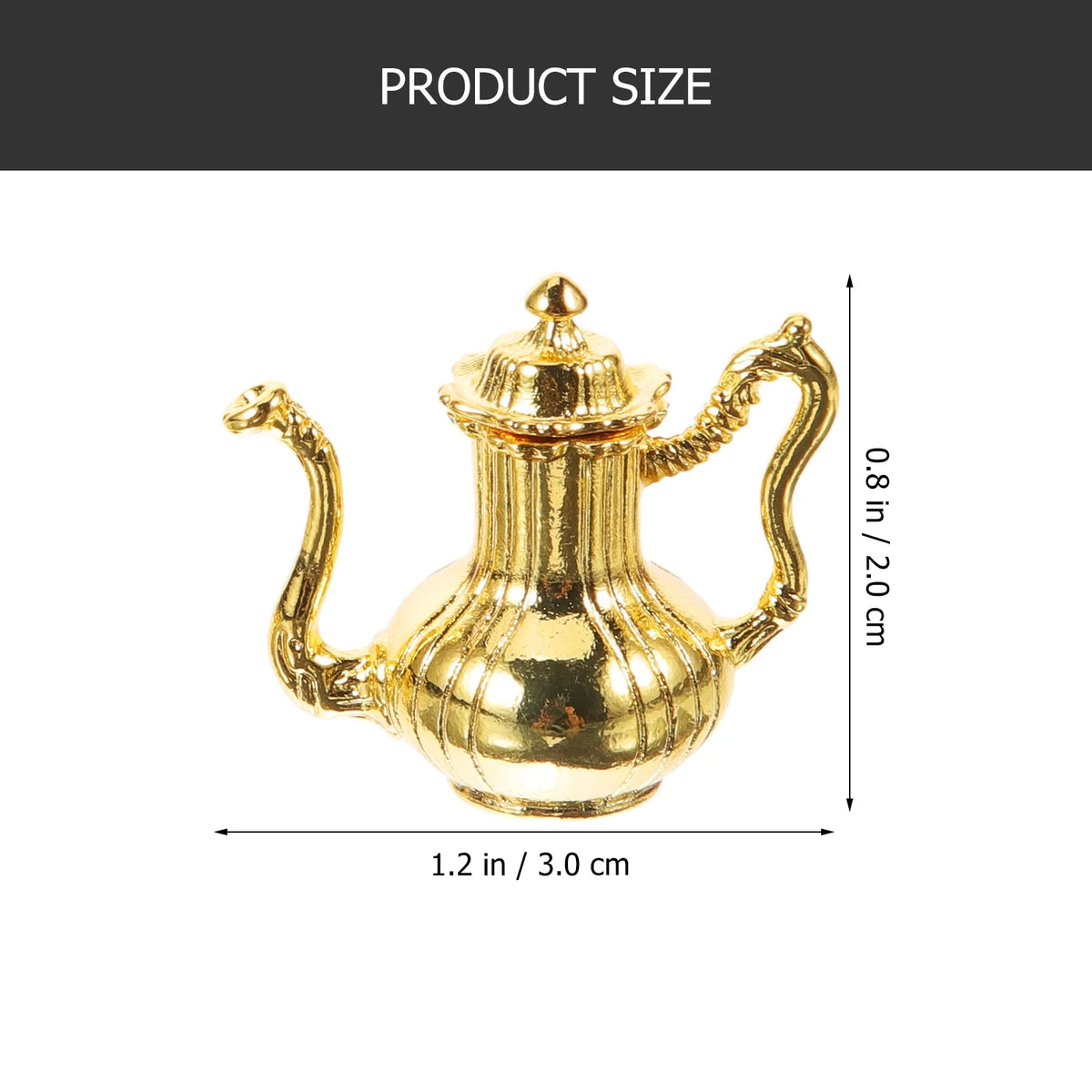 Miniature Metal Flask Kitchen Tea Set Toys I58238