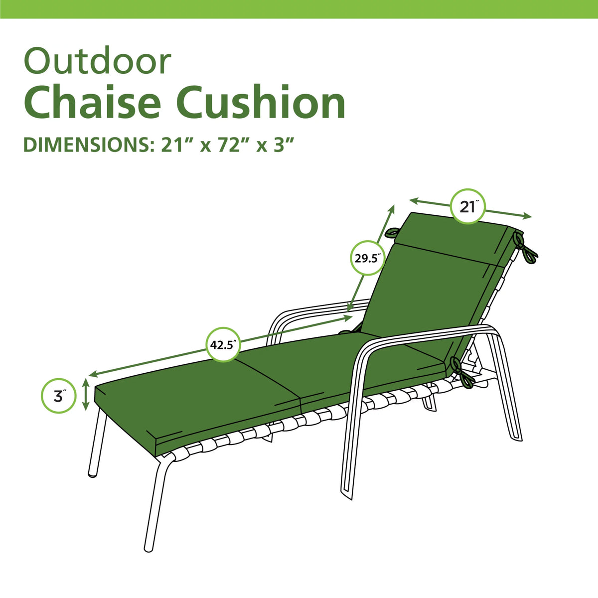Indigo Blue Rectangle Chaise Lounge Cushion R154