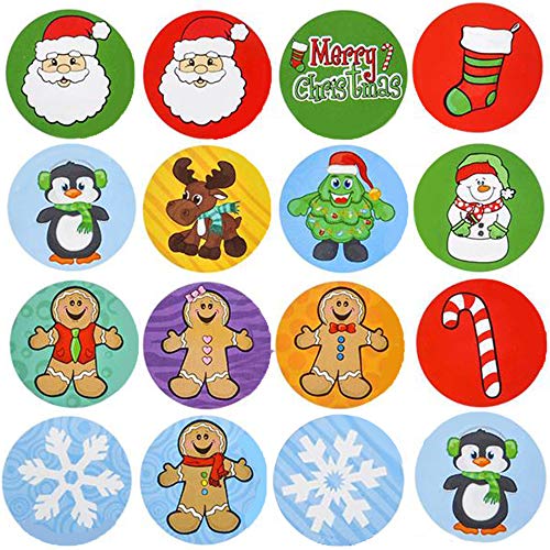 Christmas Sticker Roll 500 Stickers T380096