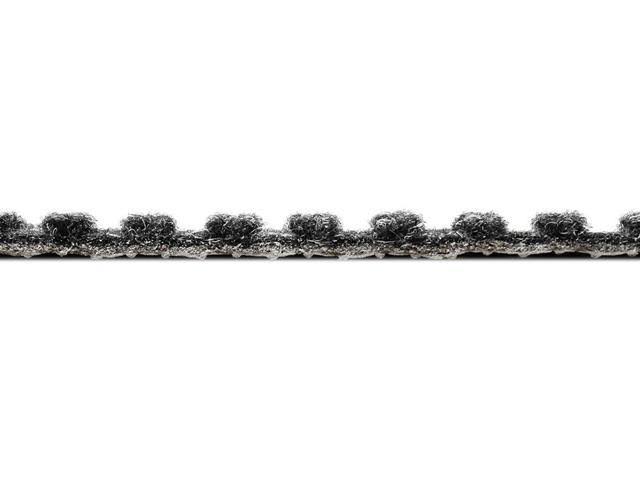 Charcoal Black Skid-Resistant Carpet Runner M19254