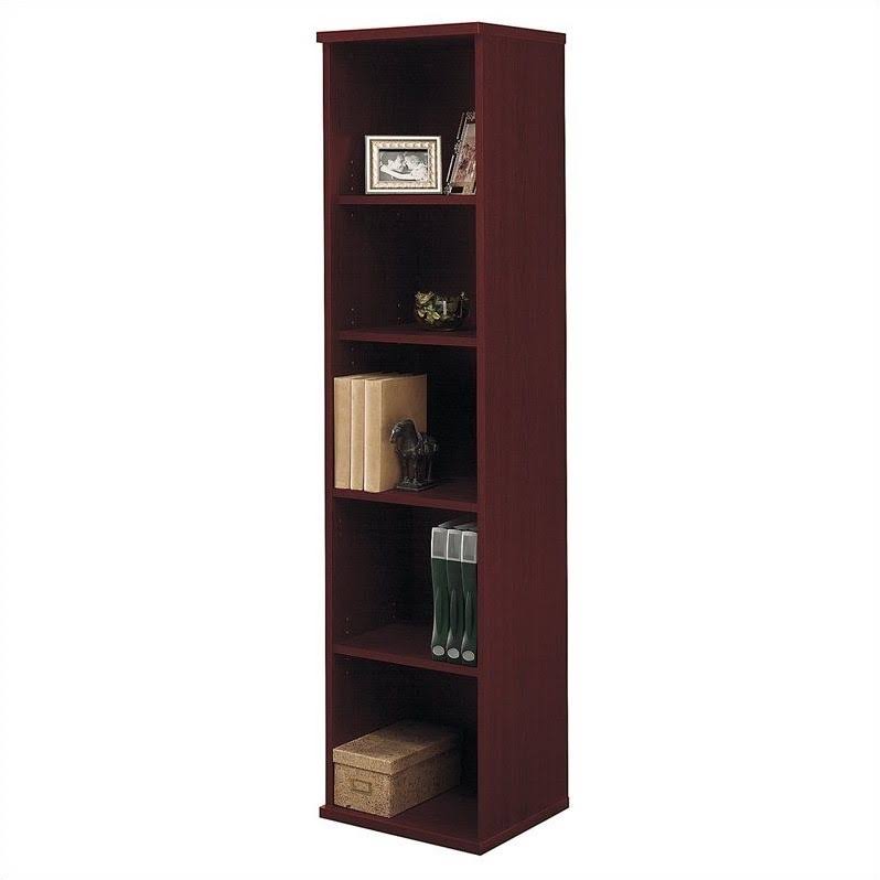 5 Shelf Mahogany Bookcase Y944654