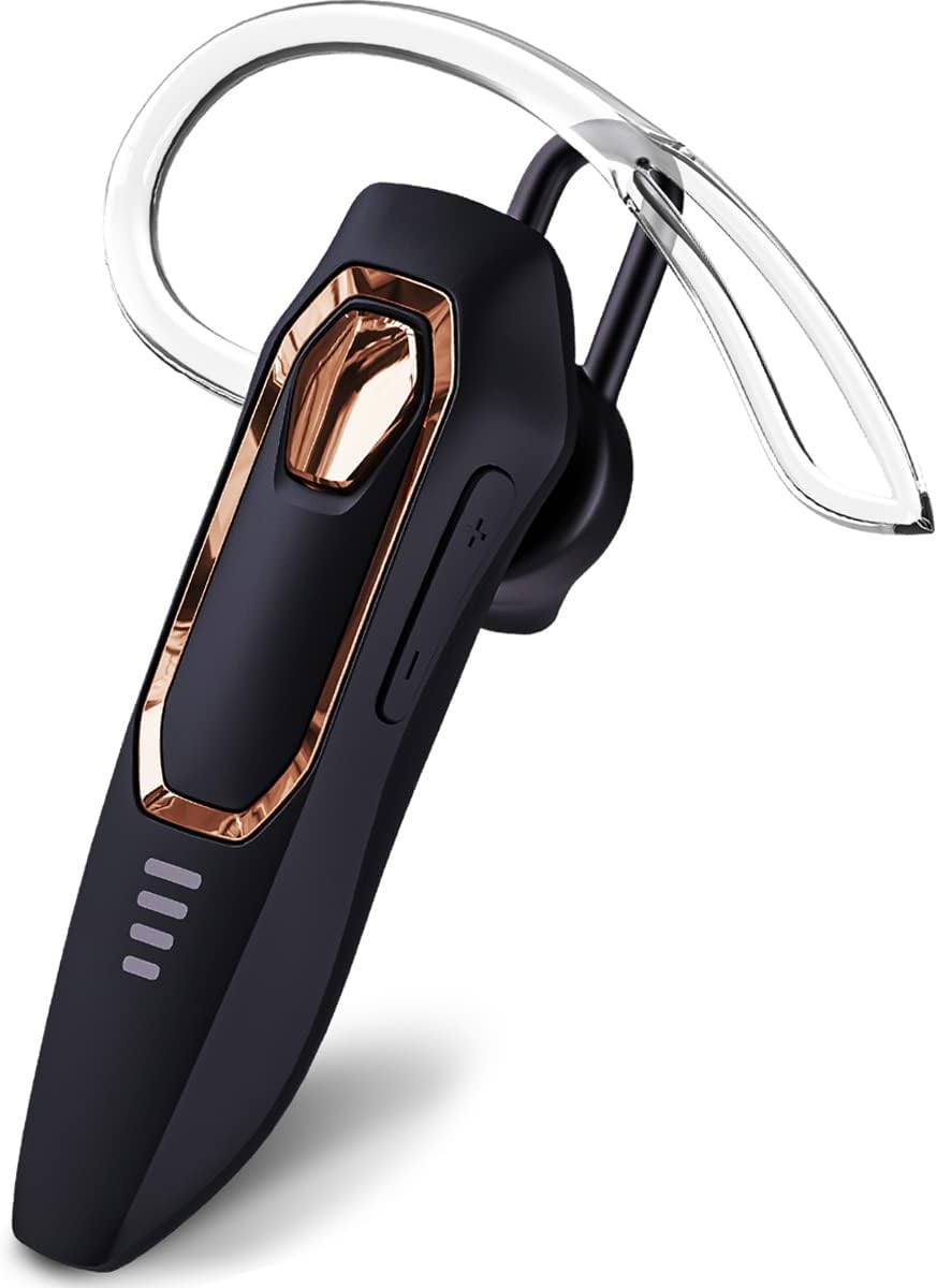 Bluetooth Headset, Noise Cancelling, 30H Talking Time, Hands Free Earpiece, Pack of 2 V95594
